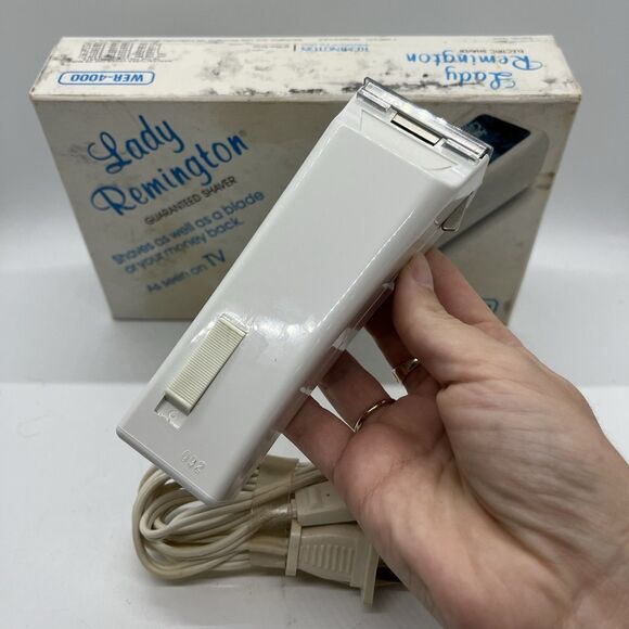 Vintage Remington WER-4000 Lady Remington Cord Shaver Case 1980s Tested Working - Picture 10 of 10